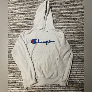White champion hoodie